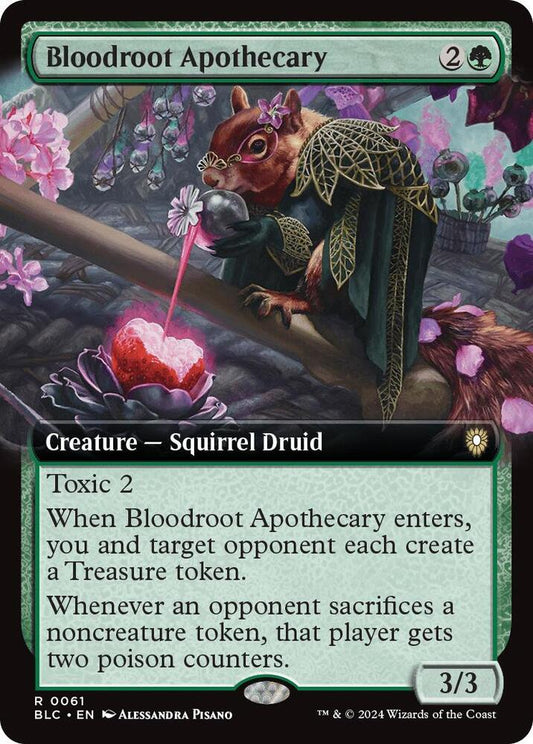 Bloodroot Apothecary (Extended Art) | Commander: Bloomburrow #61