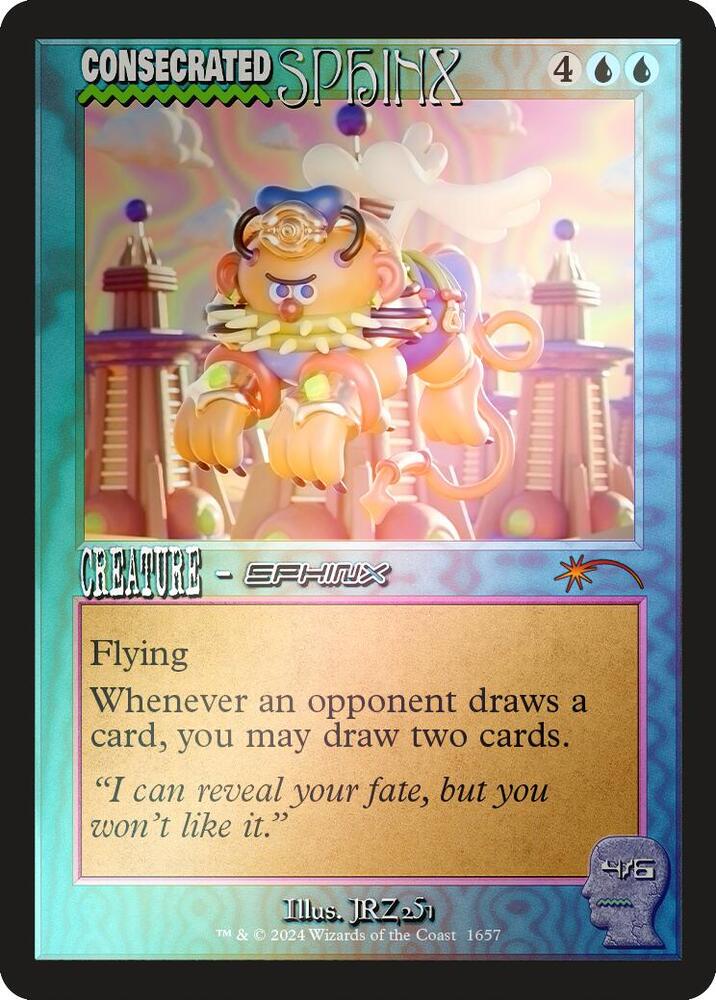 Consecrated Sphinx (1657) (Rainbow Foil) | Secret Lair Drop Series #1657
