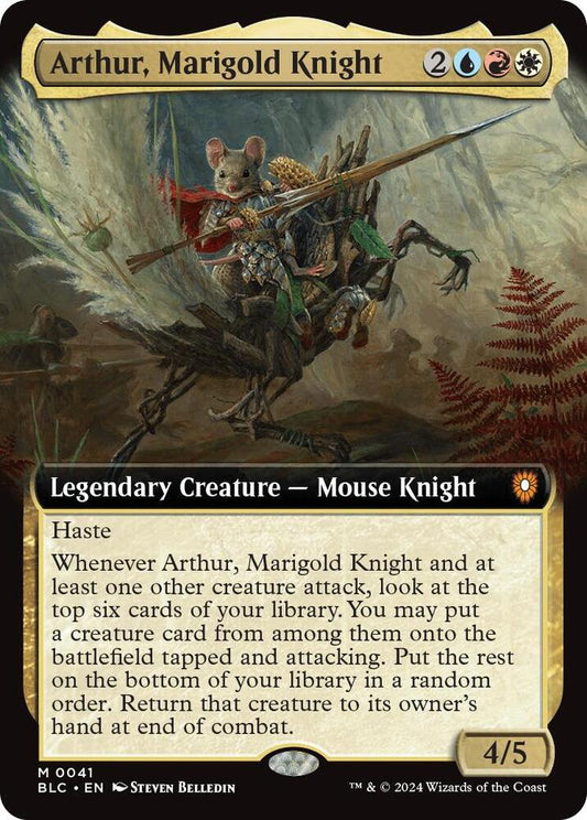 Arthur, Marigold Knight (Extended Art) | Commander: Bloomburrow #41