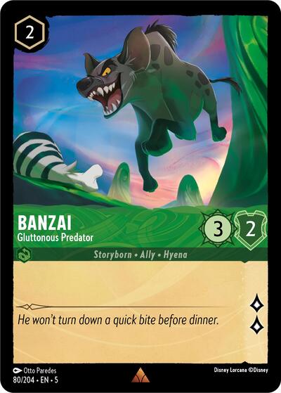 Banzai - Gluttonous Predator | Shimmering Skies #80/204