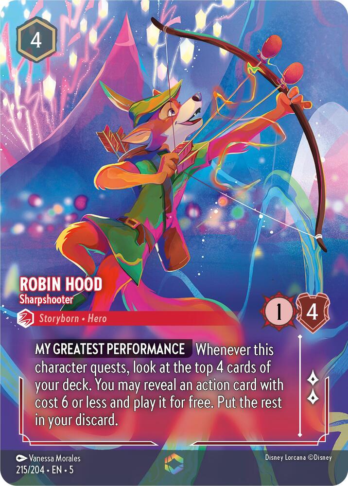 Robin Hood - Sharpshooter (Enchanted) | Shimmering Skies #215/204
