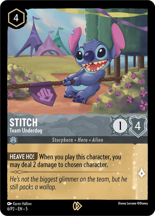 Stitch - Team Underdog | Disney Lorcana Promo Cards #6