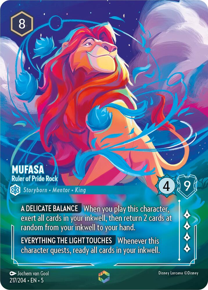 Mufasa - Ruler of Pride Rock (Enchanted) | Shimmering Skies #217/204