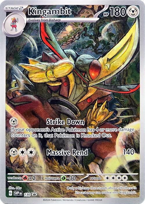 Kingambit - 130 | SV: Scarlet & Violet Promo Cards #130