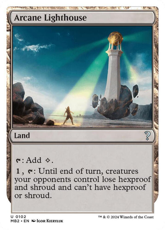 Arcane Lighthouse (White Border) | Mystery Booster 2 #102