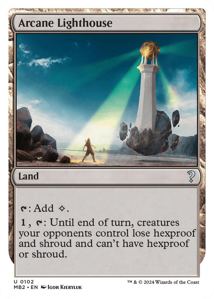 Arcane Lighthouse (White Border) | Mystery Booster 2 #102