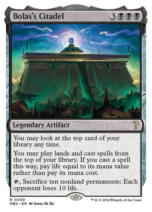 Bolas's Citadel (White Border) | Mystery Booster 2 #39