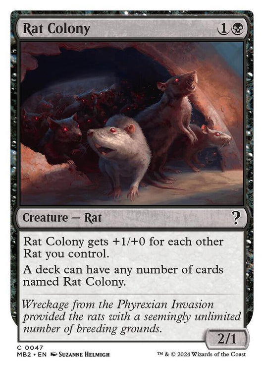 Rat Colony (White Border) | Mystery Booster 2 #47