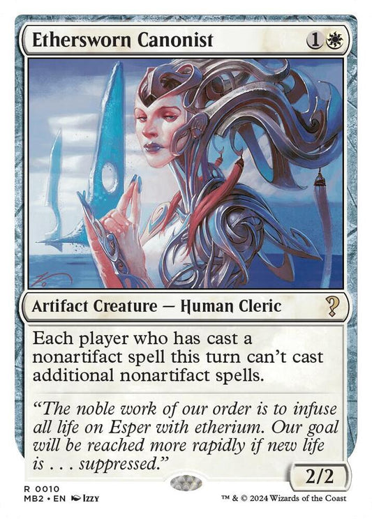 Ethersworn Canonist (White Border) | Mystery Booster 2 #10