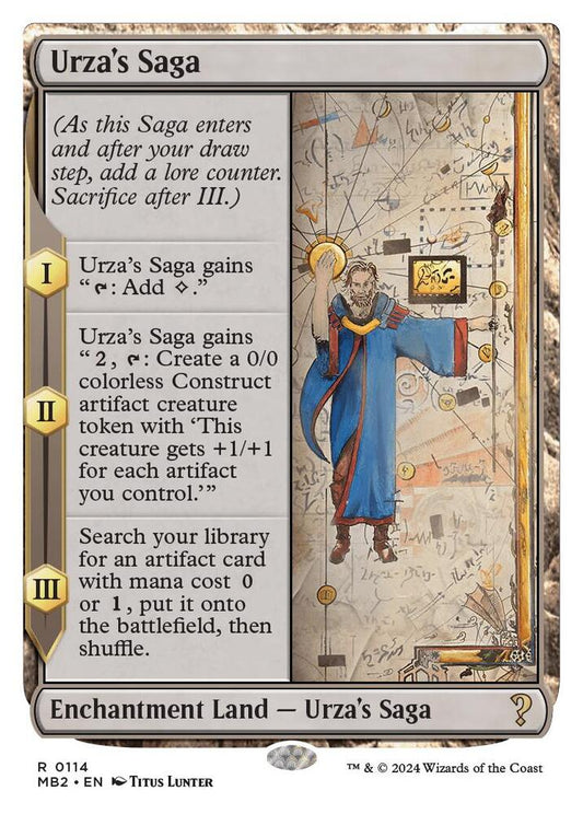 Urza's Saga (White Border) | Mystery Booster 2 #114