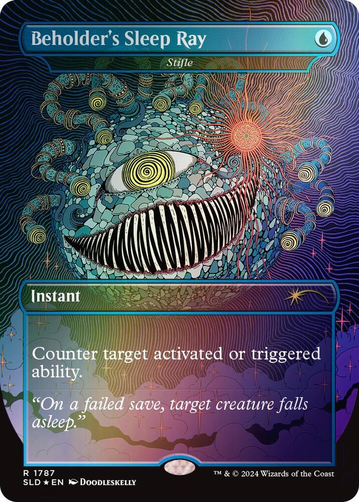 Beholder's Sleep Ray - Stifle (Rainbow Foil) | Secret Lair Drop Series #1787