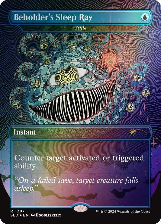 Beholder's Sleep Ray - Stifle (Rainbow Foil) | Secret Lair Drop Series #1787