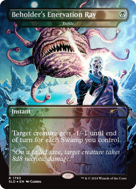 Beholder's Enervation Ray - Defile (Rainbow Foil) | Secret Lair Drop Series #1793