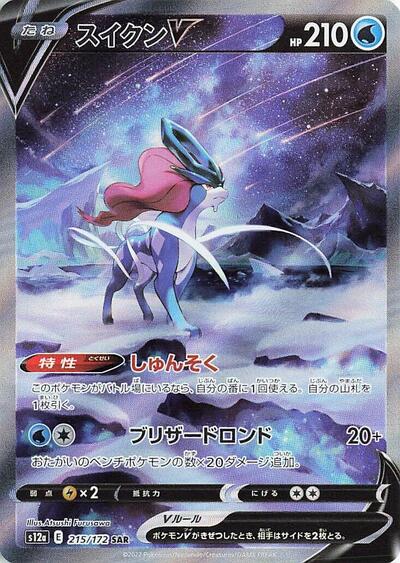 Suicune V - 215/172 | S12a: VSTAR Universe #215/172