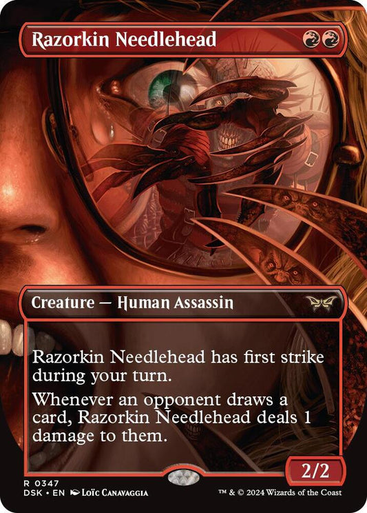 Razorkin Needlehead (Borderless) | Duskmourn: House of Horror #347
