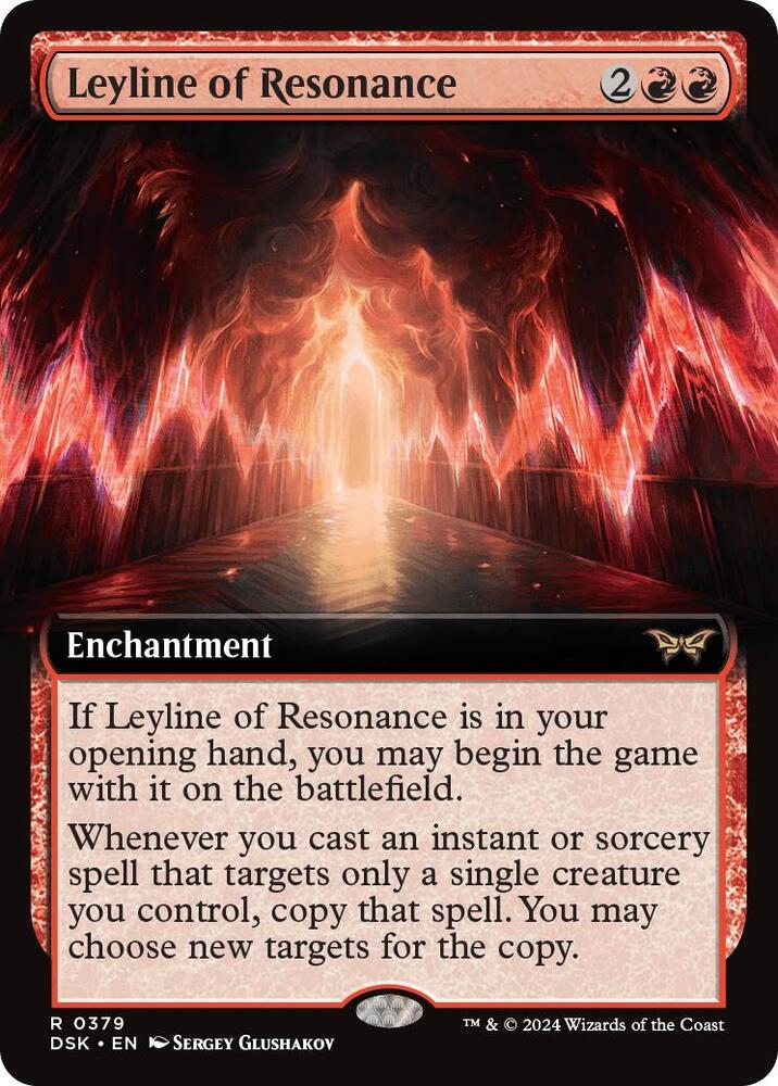 Leyline of Resonance (Extended Art) | Duskmourn: House of Horror #379