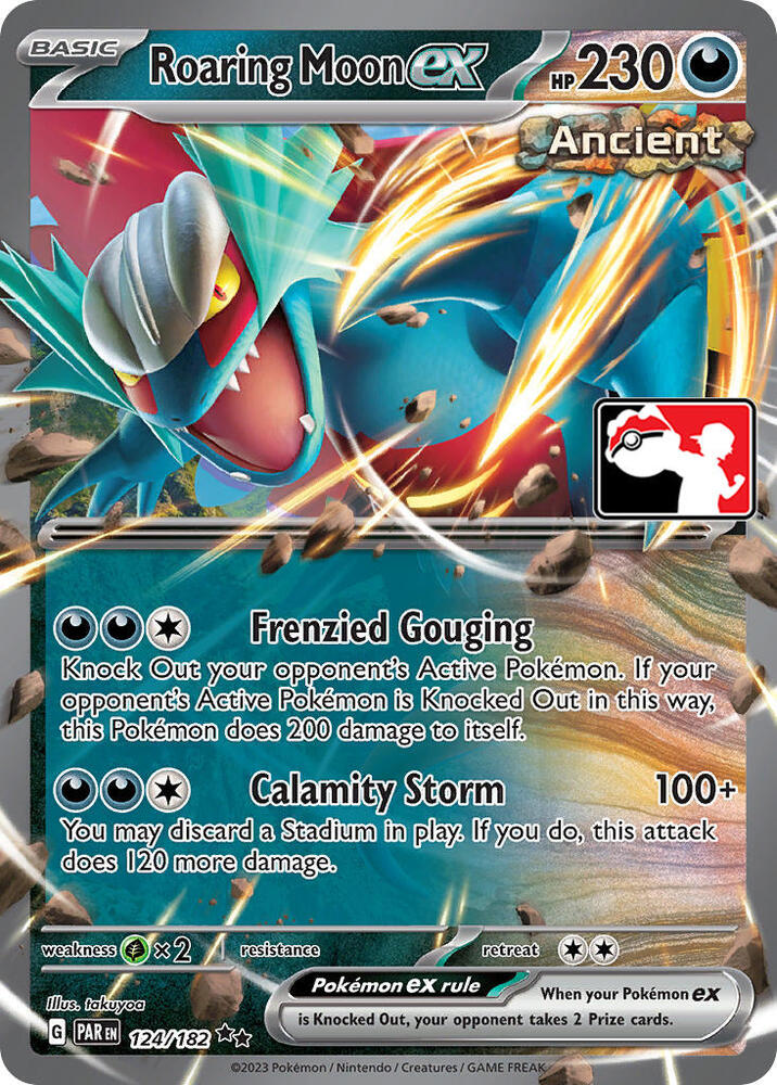 Roaring Moon ex - 124/182 | Prize Pack Series Cards #124/182