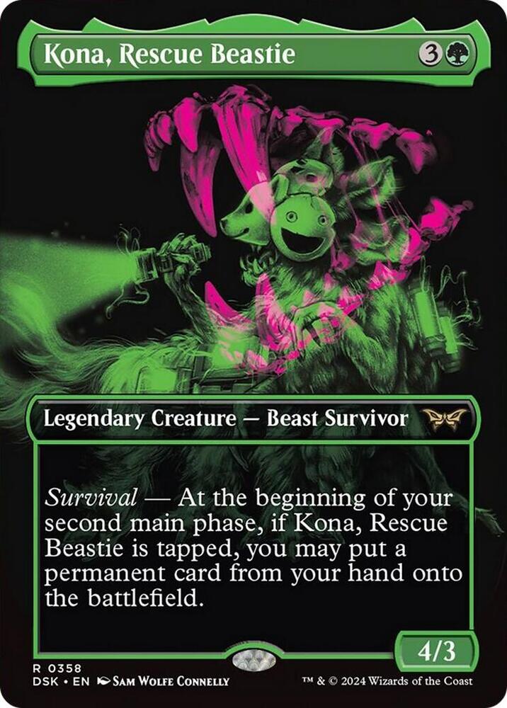 Kona, Rescue Beastie (Showcase) | Duskmourn: House of Horror #358