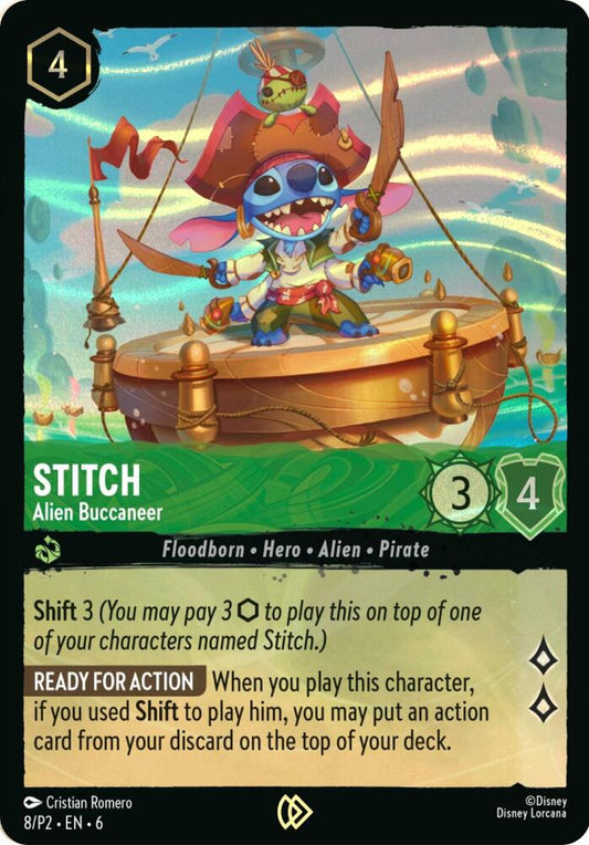 Stitch - Alien Buccaneer (Stitch Collector's Gift Set Promo) | Disney Lorcana Promo Cards #8
