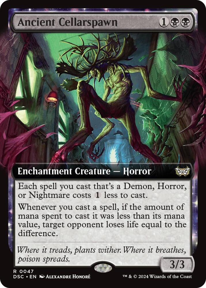 Ancient Cellarspawn (Extended Art) | Commander: Duskmourn: House of Horror #47