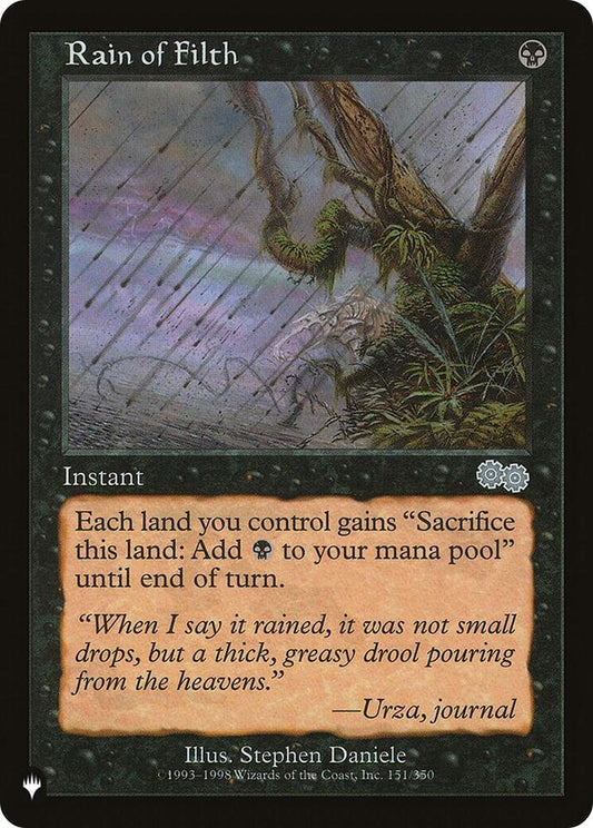 Rain of Filth | The List Reprints #151/350