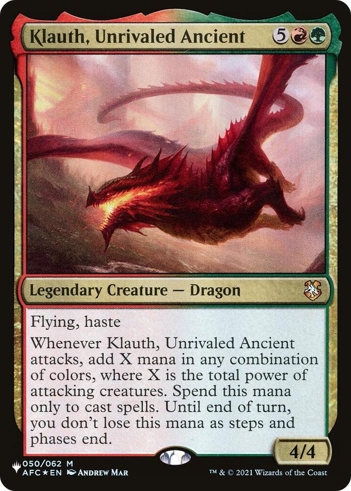 Klauth, Unrivaled Ancient | The List Reprints #050/062