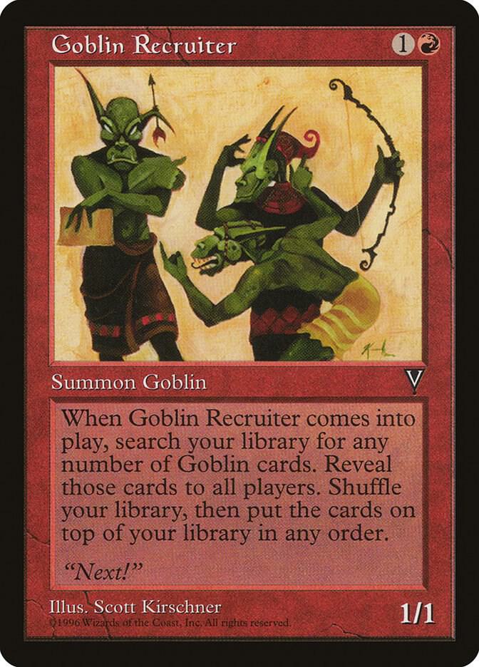 Goblin Recruiter | Visions #unknown