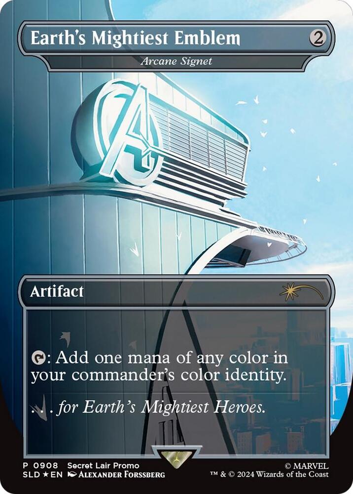 Earth's Mightiest Emblem - Arcane Signet (Rainbow Foil) | Secret Lair Drop Series #908