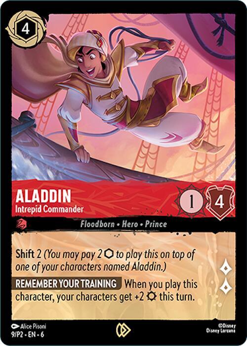 Aladdin - Intrepid Commander | Disney Lorcana Promo Cards #9