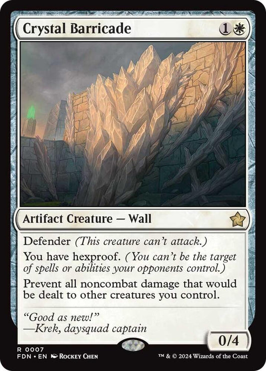 Crystal Barricade | Foundations #7