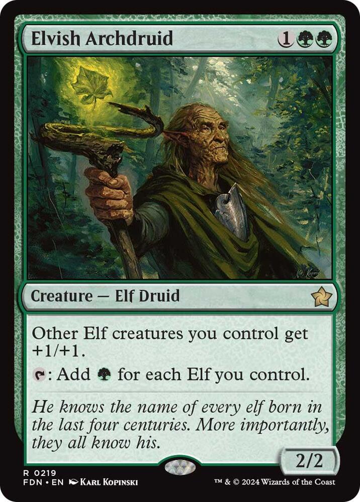 Elvish Archdruid | Foundations #219