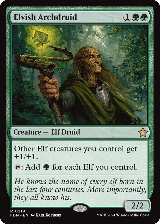 Elvish Archdruid | Foundations #219