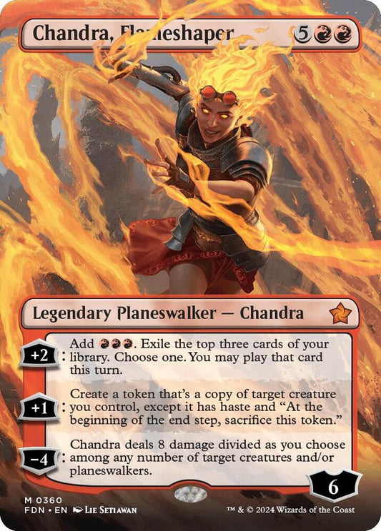 Chandra, Flameshaper (Borderless) | Foundations #360
