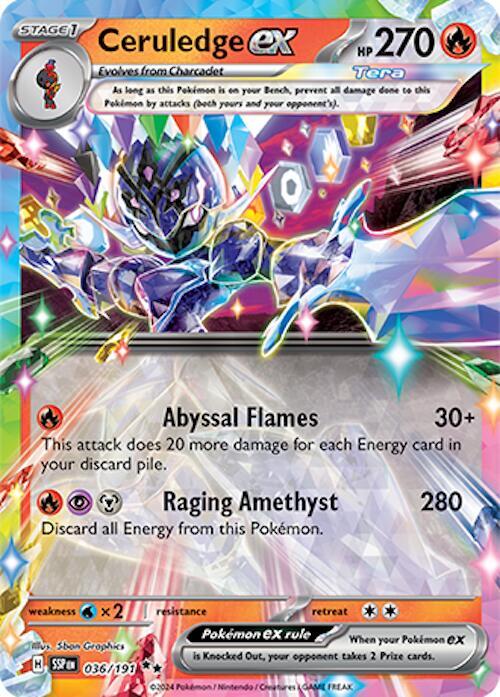 Ceruledge ex | SV08: Surging Sparks #036/191