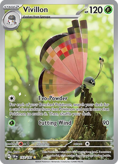 Vivillon - 193/191 | SV08: Surging Sparks #193/191