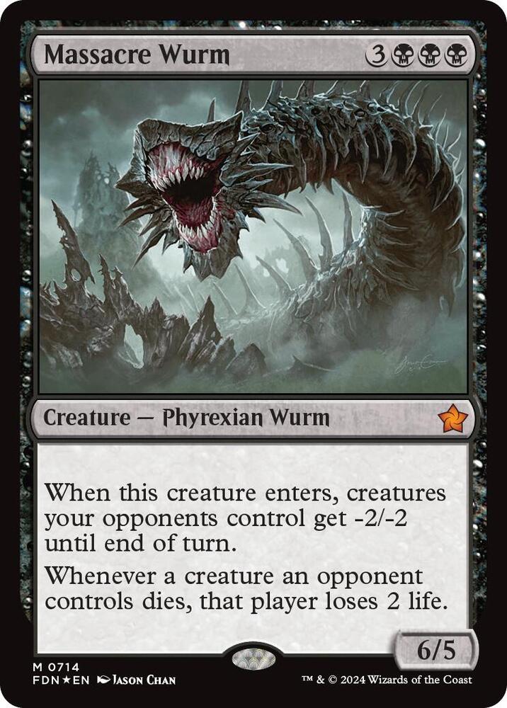 Massacre Wurm (0714) | Foundations #714