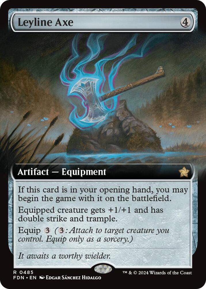 Leyline Axe (Extended Art) | Foundations #485