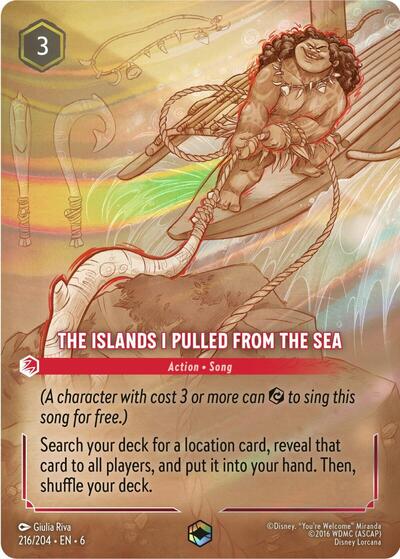 The Islands I Pulled From The Sea (Enchanted) (Enchanted) | Azurite Sea #216/204