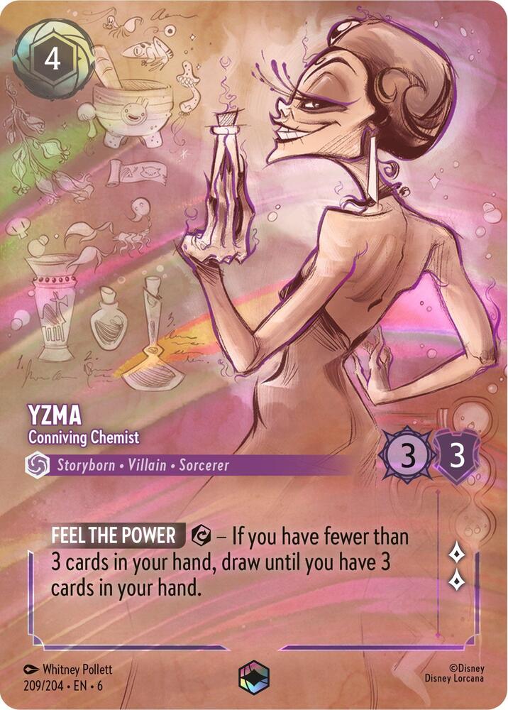 Yzma - Conniving Chemist (Enchanted) | Azurite Sea #209/204