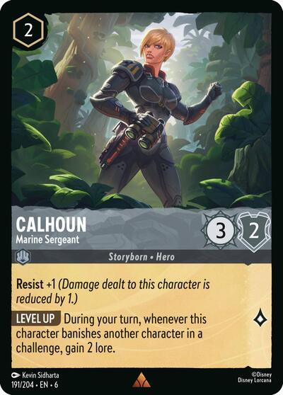 Calhoun - Marine Sergeant | Azurite Sea #191/204