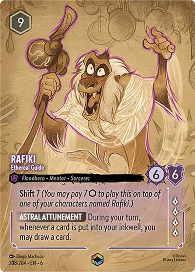 Rafiki - Ethereal Guide (Enchanted) | Azurite Sea #208/204