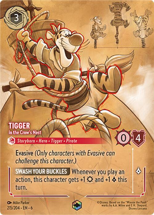 Tigger - In the Crow's Nest (Enchanted) | Azurite Sea #215/204