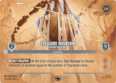 Treasure Mountain - Azurite Sea Island (Enchanted) (Enchanted) | Azurite Sea #222/204