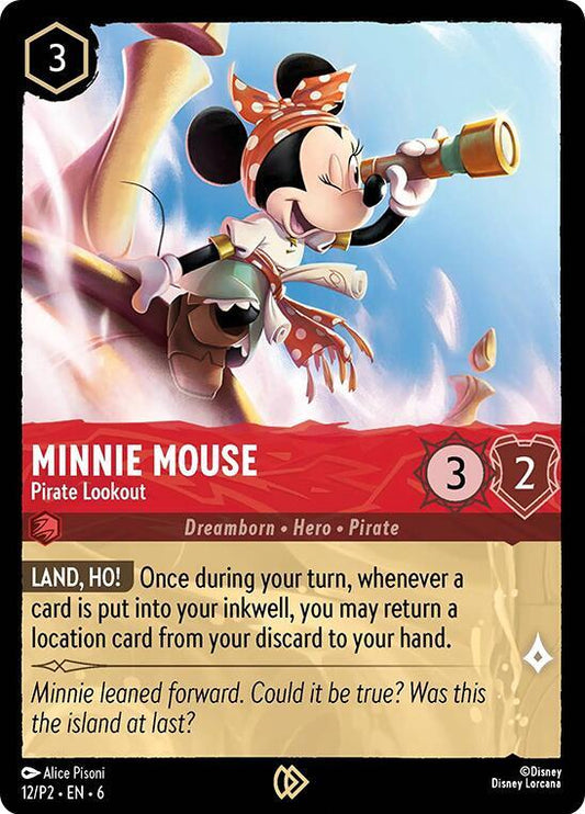 Minnie Mouse - Pirate Lookout | Disney Lorcana Promo Cards #12