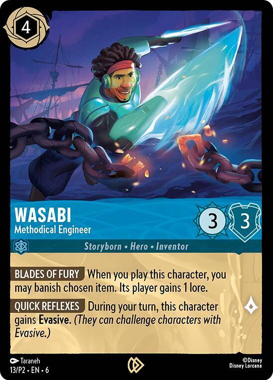 Wasabi - Methodical Engineer | Disney Lorcana Promo Cards #13