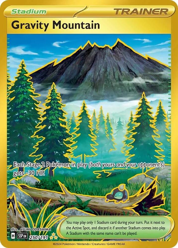 Gravity Mountain - 250/191 | SV08: Surging Sparks #250/191