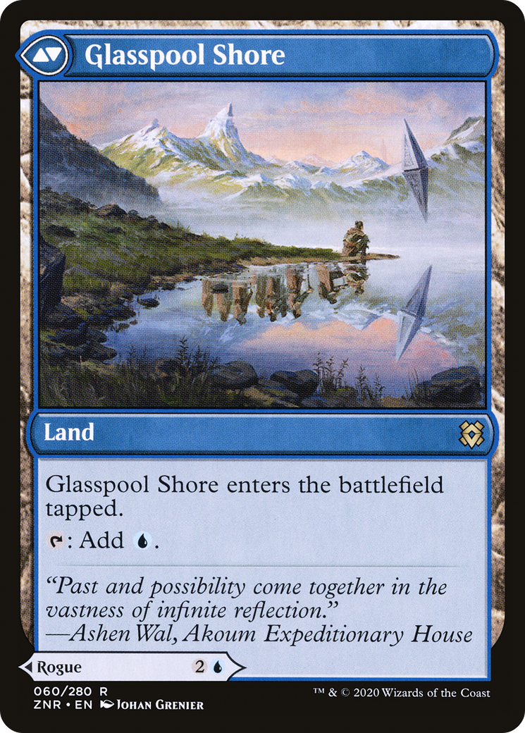 Glasspool Mimic // Glasspool Shore | Zendikar Rising #60