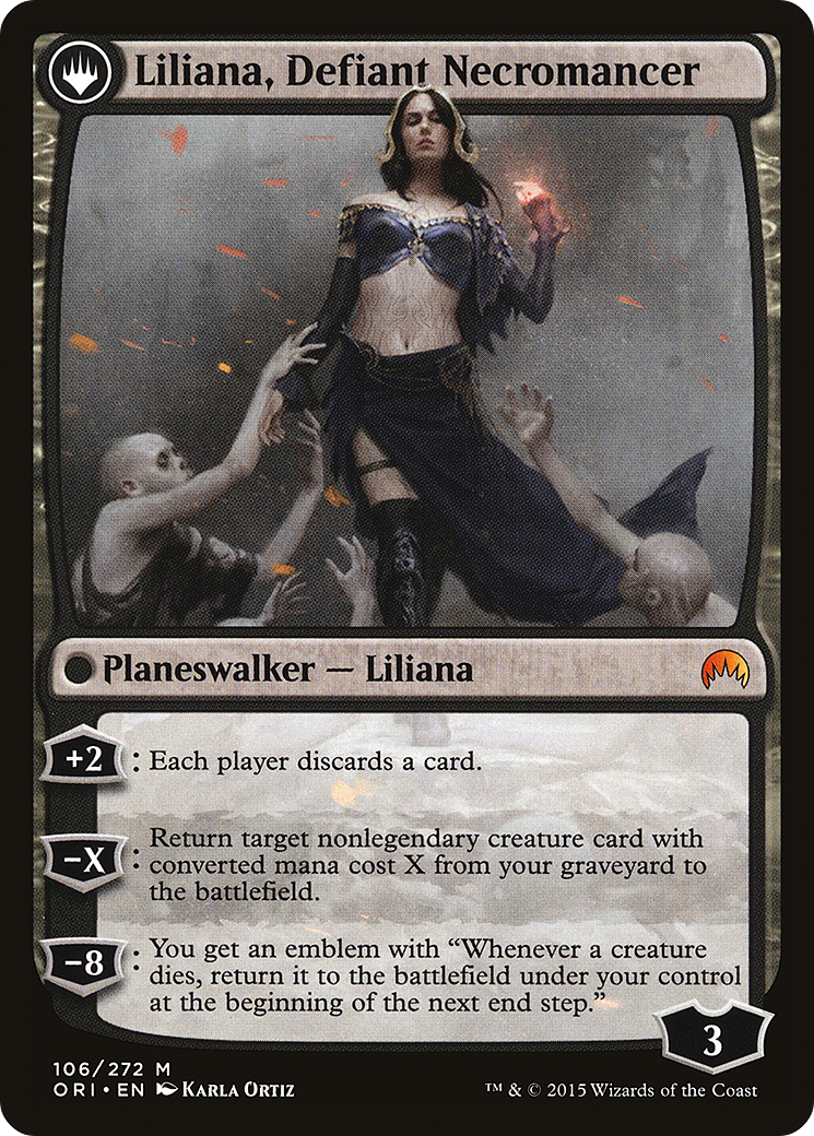 Liliana, Heretical Healer // Liliana, Defiant Necromancer | The List Reprints #106