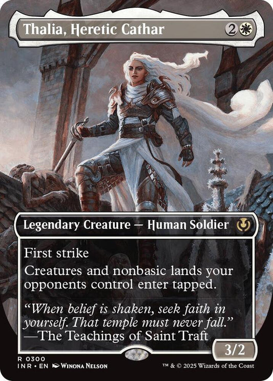 Thalia, Heretic Cathar (Borderless) | Innistrad Remastered #300