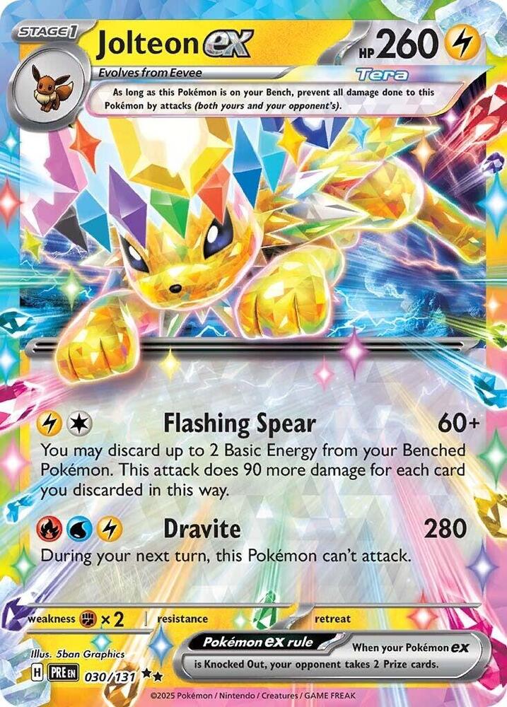Jolteon ex - 030/131 | SV: Prismatic Evolutions #030/131